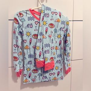 EUC little sleepies pool party two piece 3T